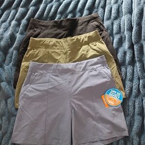 3-pack Columbia PFG Shorts - Black, Olive, Slate Blue